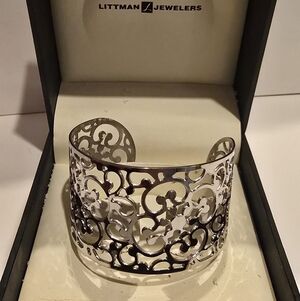 Tiffany-Inspired Littman Jewelers Silver Cuff Bracelet